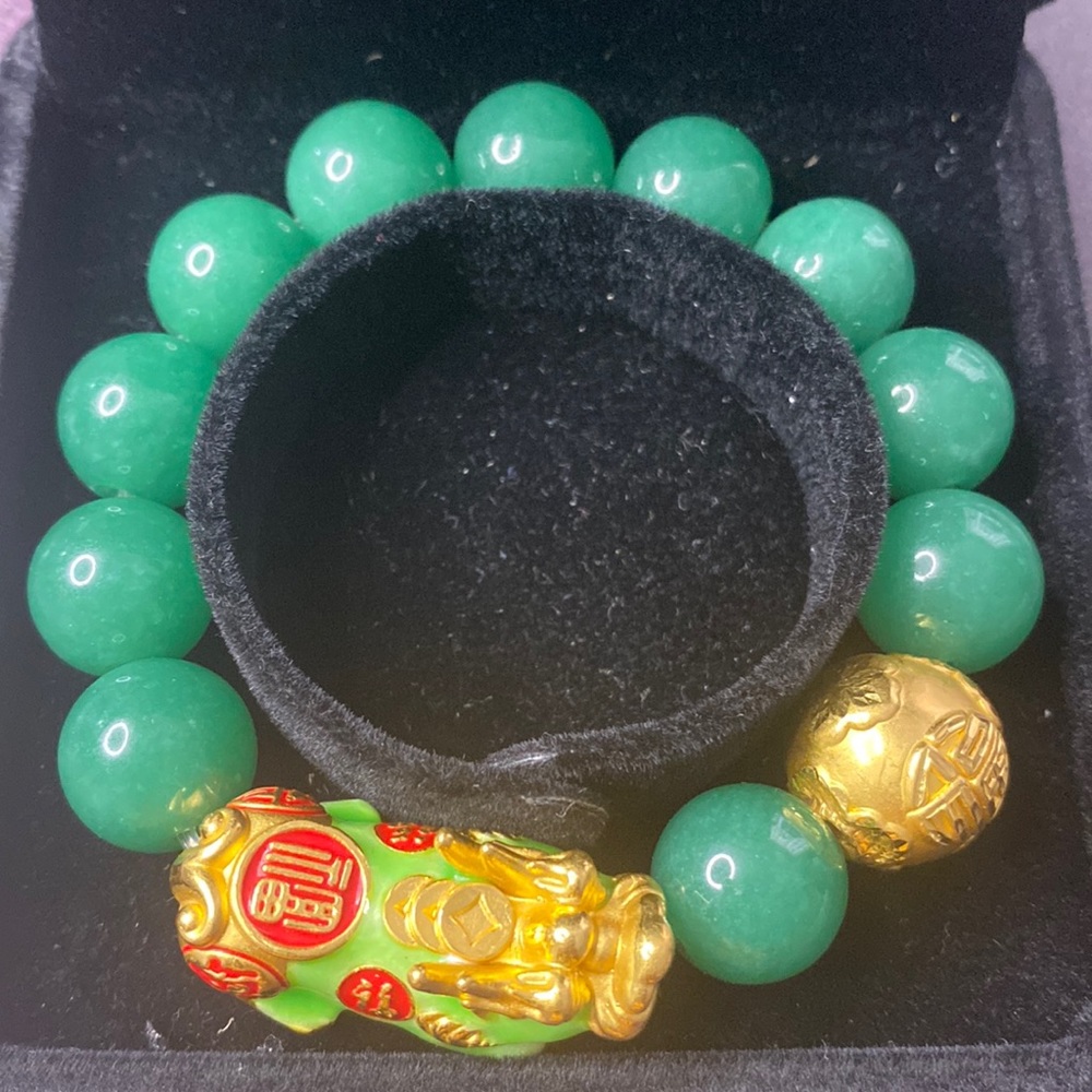 Lucky Charm Bracelet with 24 Karat Gold (Charms)